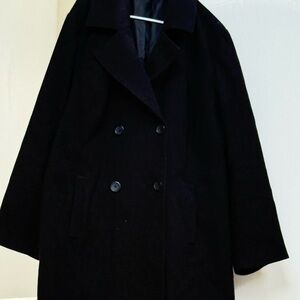 Lane Bryant Classic Black Pea Coat